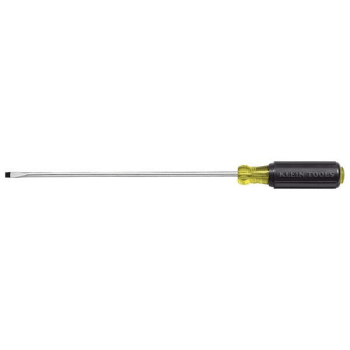 Klein Tools® Bk/yl Cabinet Tip Mini Screwdriver 8.75" With Round Shank 6"