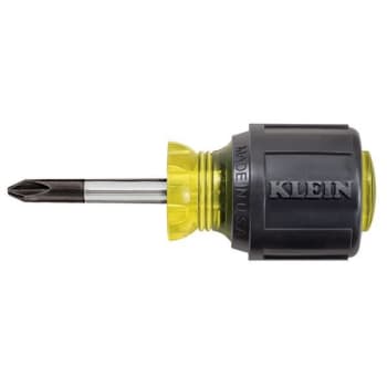 Image for Klein Tools® Black #2 Stubby Phillips Screwdriver 3.438" W/round Shank 1.5" from HD Supply