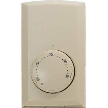 Image for Cadet® Mechanical Single-Pole 22 Amp Wall Thermostat, Almond from HD Supply