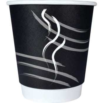 Image for Double Wall Cup Generic Black Unwrapped 10oz Case Of 600 from HD Supply