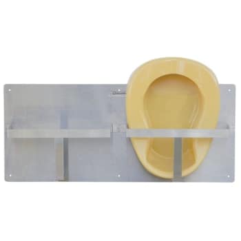 Omnimed Stainless Side-By-Side Double Bedpan Rack