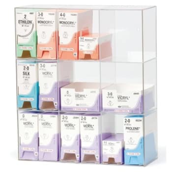 Image for Omnimed Acrylic Triple Tier Suture Rack from HD Supply