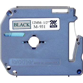 Image for Brother® Black On Silver Tape 0.5" X 26.2' from HD Supply