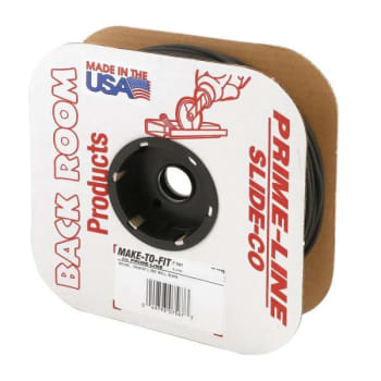 Image for Make 2 Fit 0.155 In X 250 Ft. Roll Black Spline from HD Supply