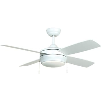 Craftmade™ Laval 44 in Indoor Ceiling Fan w/ Light (Matte White)