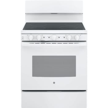 Image for GE® 30" Electric, Smooth Range w/ 5.0 Cu Ft, White from HD Supply