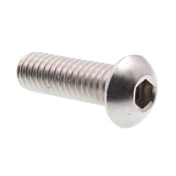 Socket Cap Screws Button Head Hex Dr Grd 18-8 Ss , 5/16-18 X 1" Package Of 10
