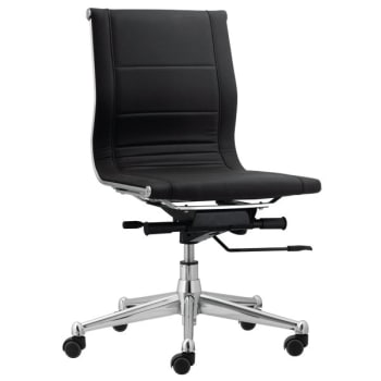 Image for Startex Industries Florence Endura Black Mid Back Armless Task Chair Case Of 4 from HD Supply