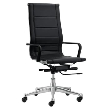 Image for Startex Industries Florence Endura Black High Task Chair W/Soft Arms Case Of 2 from HD Supply