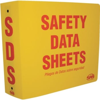 Image for SAS Safety 3 In. SDS Binder from HD Supply
