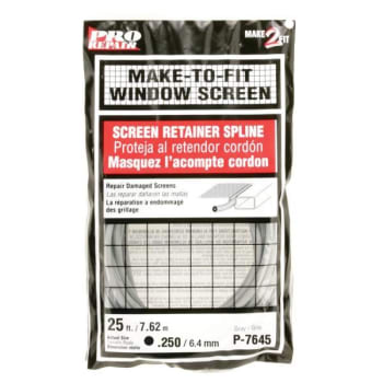 Image for Make 2 Fit Screen Retainer Spline 0.250 In X 25 Ft Gray from HD Supply