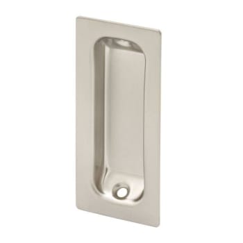 Image for Solid Brass Stn Nkl Finish, Rectangular Finger Pull, Package Of 2 from HD Supply