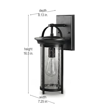 Seasons 9 X 16.5 In LED Outdoor Wall Sconce