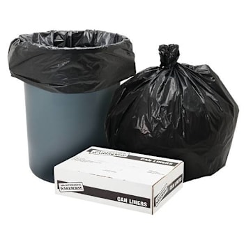 Maintenance Warehouse® 56 Gal. 1.55 mL Low-Density Trash Bag (50-Pack) (Gray)