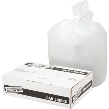 Maintenance Warehouse® 7.10 Gal 5 Mic High-Density Trash Bag (1,000-Pack) (Clear)