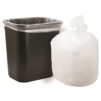 Maintenance Warehouse® 4 Gal. 2.5 mL High-Density Trash Bag (2,000-Pack) (Clear)