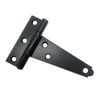 Image for Tee Hinge, 3-In Long Leaf, Stl Constrt, Black, Package Of 2 from HD Supply
