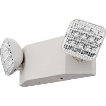 Lithonia Lighting® LED Emergency Unit, Square Heads, White