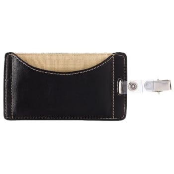 Image for Foray® Black Faux Leather Badge Holder from HD Supply