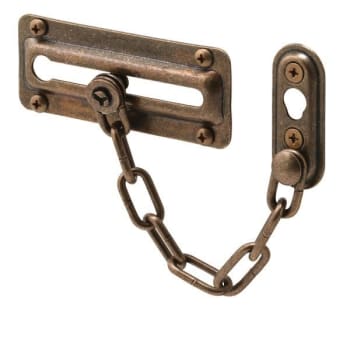 Image for Defender Sec Antique Brass Chain Dr Guard from HD Supply