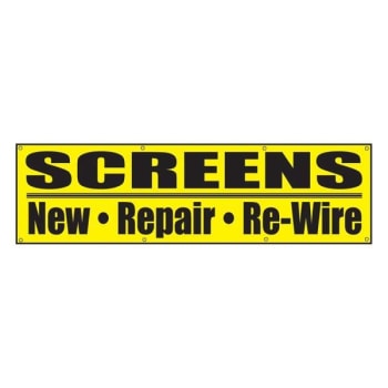 Image for Make 2 Fit 2 Foot X 8 Foot Screen Rpr Banner from HD Supply