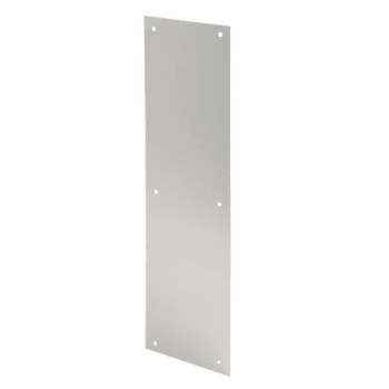Image for Push Plate, 3-1/2in X 15in, 628 Satin Alum from HD Supply