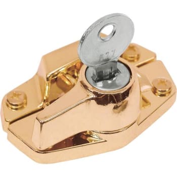 Image for Defender Sec 2 5/8in Brass, Key Sash Lk from HD Supply