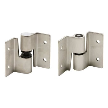 Sentry Surface Mt Hinge Set, Right In/ Left Out, W/ Fasteners, Ss.