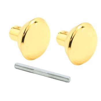 Image for Defender Security Brass Vintage Style Dr Knobs, 2-3/16in, 2 Set Screws from HD Supply