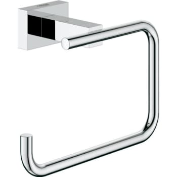 Image for Grohe Essentials Starlight Chrome Cube Toilet Paper Holder from HD Supply