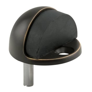 Image for Sentry Dr Stop, 1in Reach, Cast Brass, Oil Rubbed Bronze , Floor Mt from HD Supply