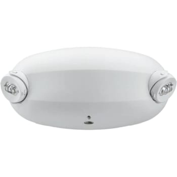 Lithonia Lighting® Led Emergency Unit, Dual Round Heads, Self-Diagnostic, Lithium Iron Battery, White