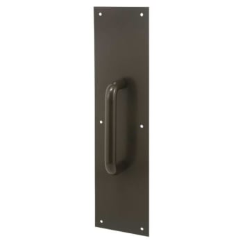Image for 4in X 16in Bronze Dr Pull And Plate from HD Supply