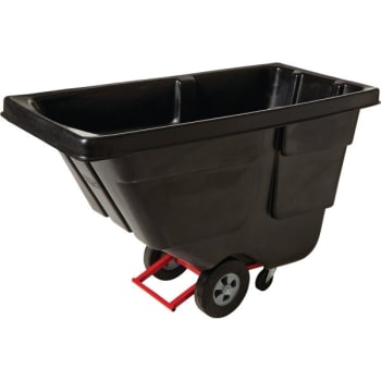 Image for Rubbermaid 0.5 Cu Yd Black Rotational Molded Utility Tilt Truck from HD Supply
