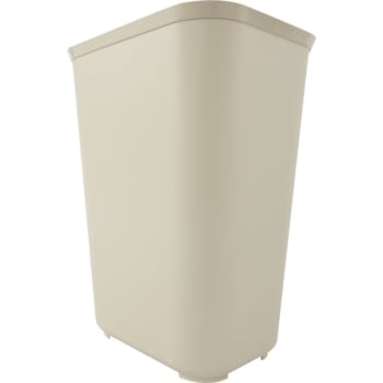 Image for Rubbermaid 10 Gallon Beige Rectangular Fire-Resistant Wastebasket (4-Pack) from HD Supply