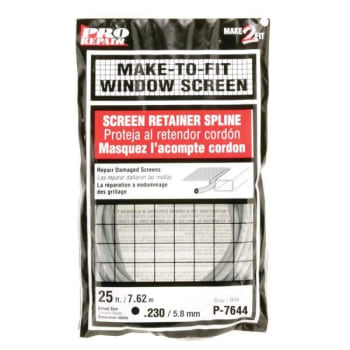Image for ® Make 2 Fit 0.23" X 250' Roll Gray Spline from HD Supply