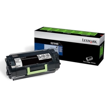 Image for Lexmark™ 52D1H0E Black High-Yield Original Toner Cartridge from HD Supply