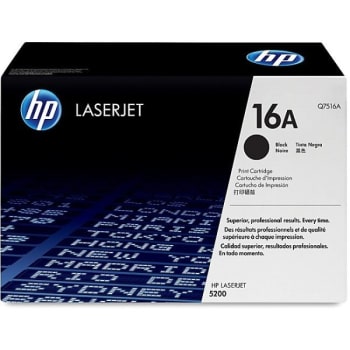 Image for HP 16A Q7516A Black Standard Yield Toner Cartridge from HD Supply