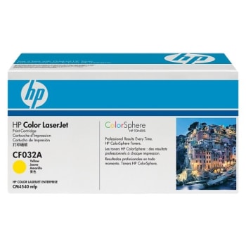 Image for HP CF032AC Yellow Original High-Yield Laserjet Toner Cartridge from HD Supply