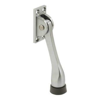 Image for Dr Holder, 4-3/4in Reach, Heavy Cast Brass, Chrm , Black Rubber. from HD Supply