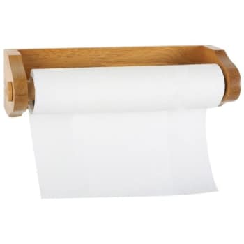 Design House Dalton Paper Towel Holder, Honey Oak Finish
