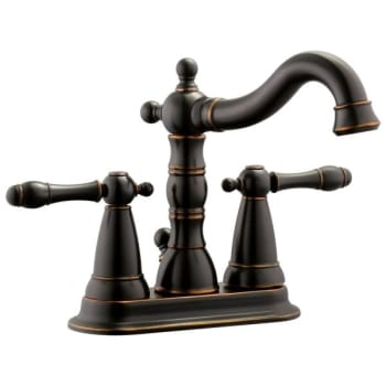 Design House Oakmont 4-Inch Lavatory Faucet, Oil Rubbed Bronze Finish