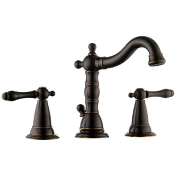 Design House Oakmont Wide Lavatory Faucet, Oil Rubbed Bronze Finish