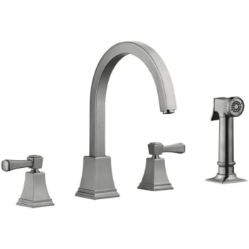 Image for Design House Torino Kitchen Faucet with Sprayer, Satin Nickel Finish from HD Supply