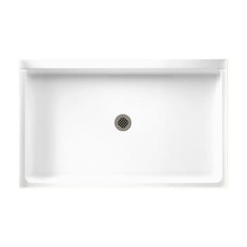 Swan® Veritek™ White Single-Threshold Shower Floor 34" X 54"