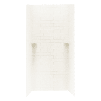 Image for Swan® White Subway Tile Bath Wall Kit from HD Supply