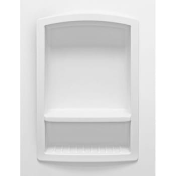 Image for Swan White Recessed Solid Wall-Mount Soap Dish from HD Supply