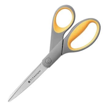 Westcott® Gray/Yellow Titanium Bonded Scissor 8"