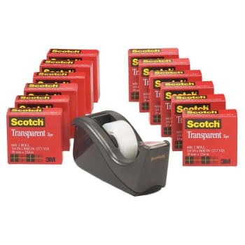 Image for Scotch® Clear Transparent Tape With Dispenser 1000" x 3/4" from HD Supply