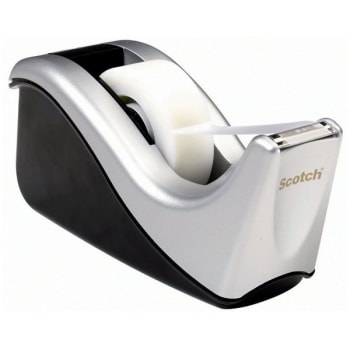 Image for Scotch® Silver/Black Desktop 2-Tone Tape Dispenser, Package of 2 from HD Supply